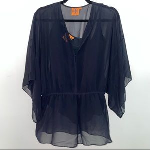 Tory Burch black blouse - size 4
